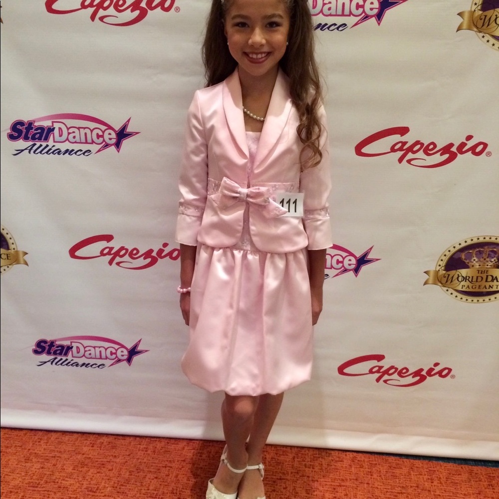 Pink Girl’s Suit (Size 8)